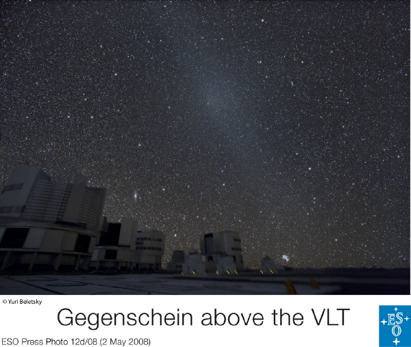 Paranal Shines In Both 'Gegenschein' And Zodiacal Light